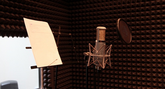 Equipment of audio recording studio and video studio. Temocenter